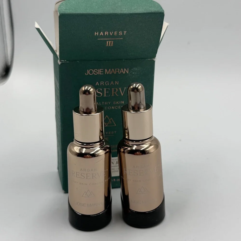 Josie Maran Argan‎ Reserve Duo 1oz Gold Healthy Skin Treatment Concentrate Oil